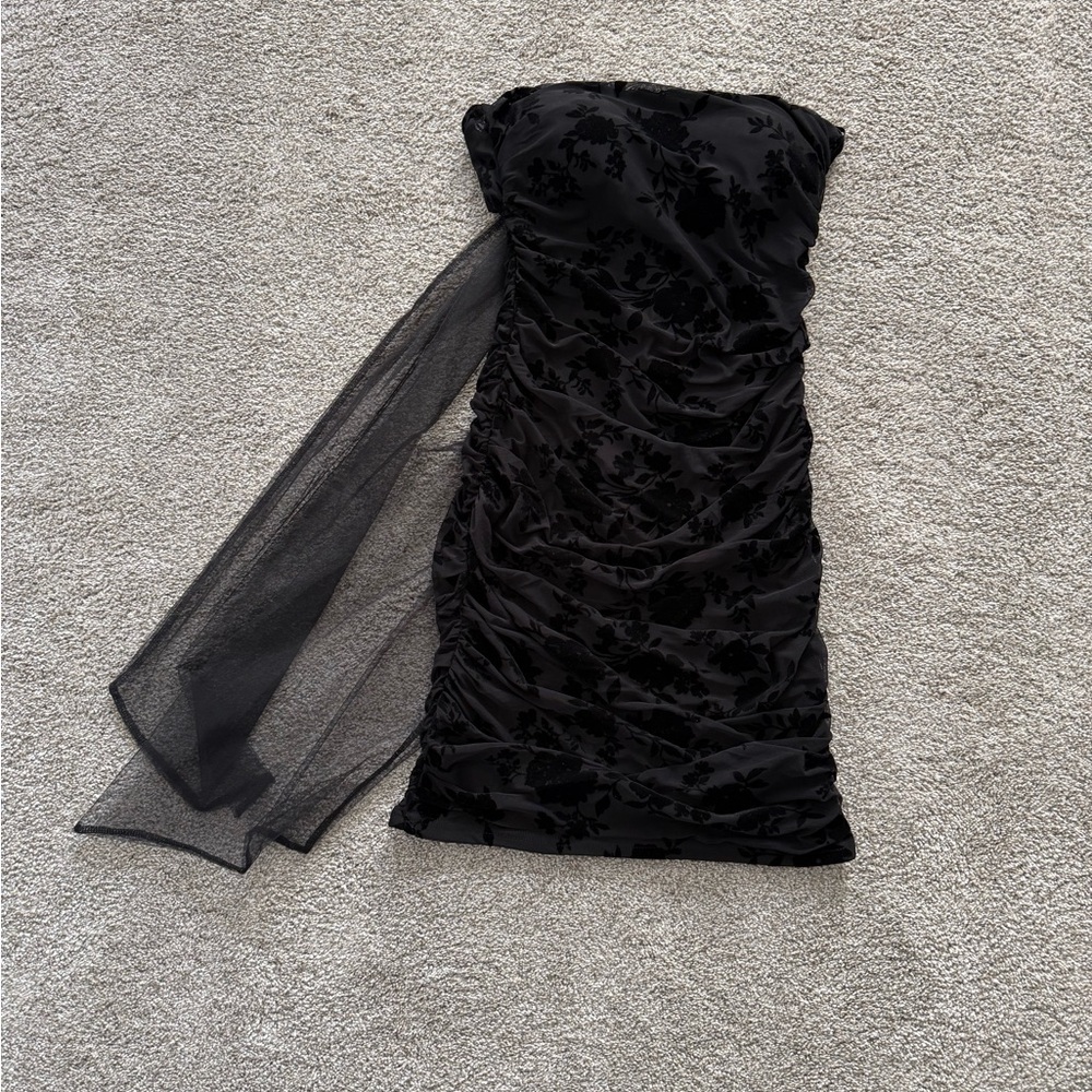 Windsor Black Strapless Dress